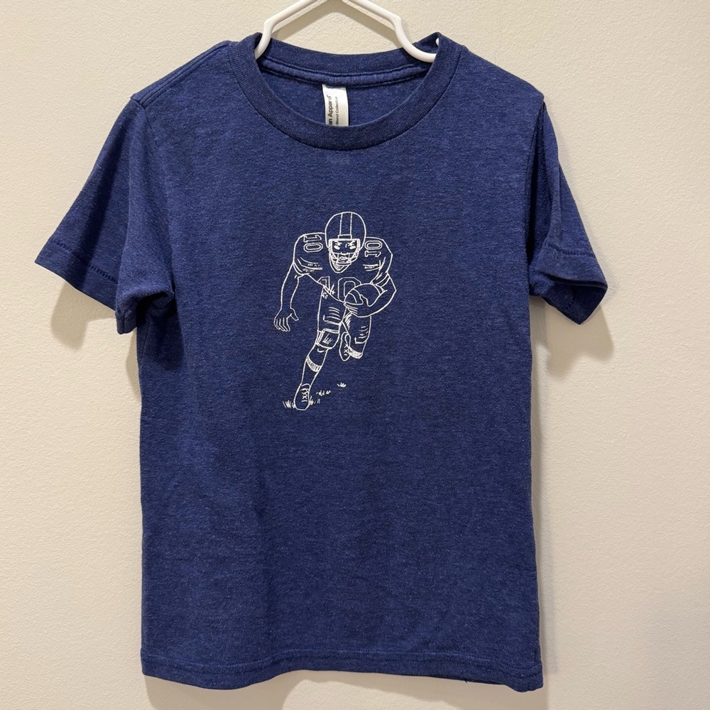 Honey Bee Tees Kids Football Player Tee